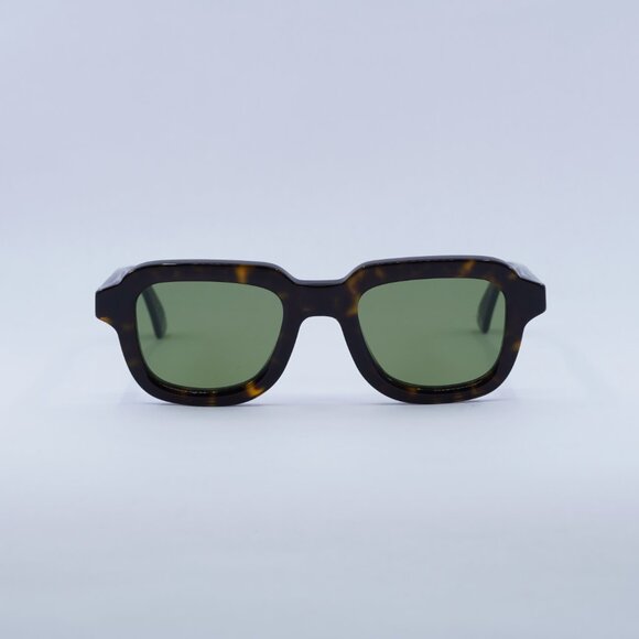 🕶️ New RetroSuperFuture Lazarus FYA Sunglasses - Havana Frame, Green Lenses - Picture 2 of 10